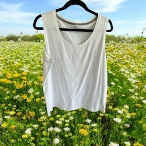 Jones New York White Sleeveless Tank Top